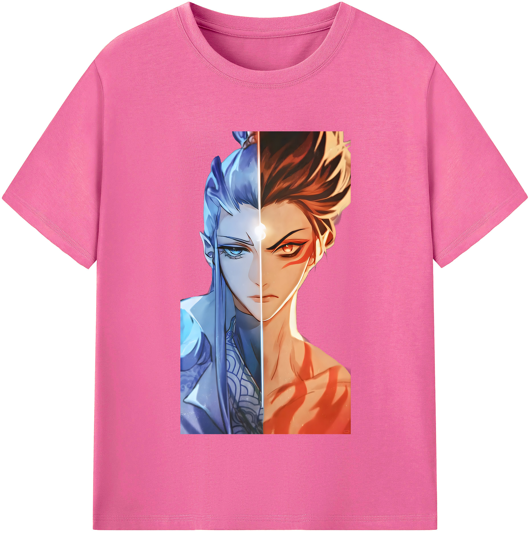 （画像用） Ne Zha 2 ナタ 魔童の大暴れ レディースカジュアルプリントTシャツ（綿100％）